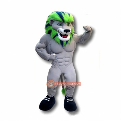 College Power Lion Mascot Costume