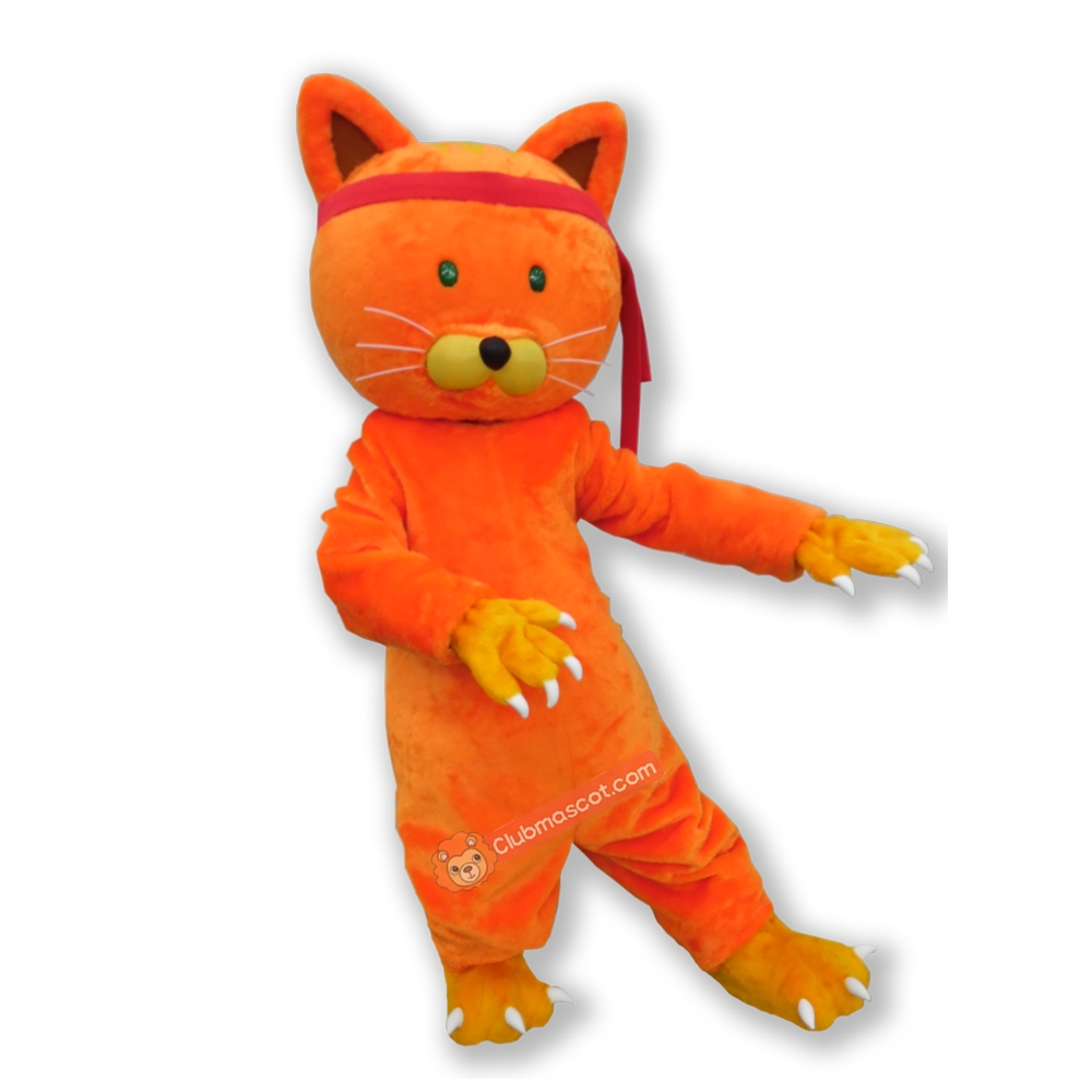 Ninja Cat Mascot Costume, Ninja Cat Costume