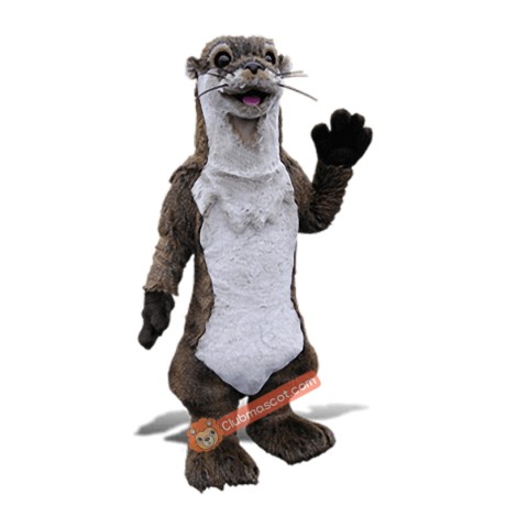 Oliver Otter Mascot Costume, Oliver Otter Costume