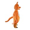 Orange Kangaroo Cartoon Mascot Costume, Orange Kangaroo Cartoon Costume