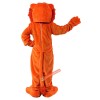 Orange Lion Cartoon Mascot Costume, Orange Lion Cartoon Costume