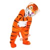 Orange Tiger Cartoon Mascot Costume, Orange Tiger Cartoon Costume