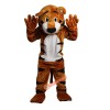 Orange Tiger Cartoon Mascot Costume, Orange Tiger Cartoon Costume