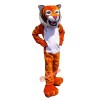 Orange Tiger Mascot Costume, Orange Tiger Costume