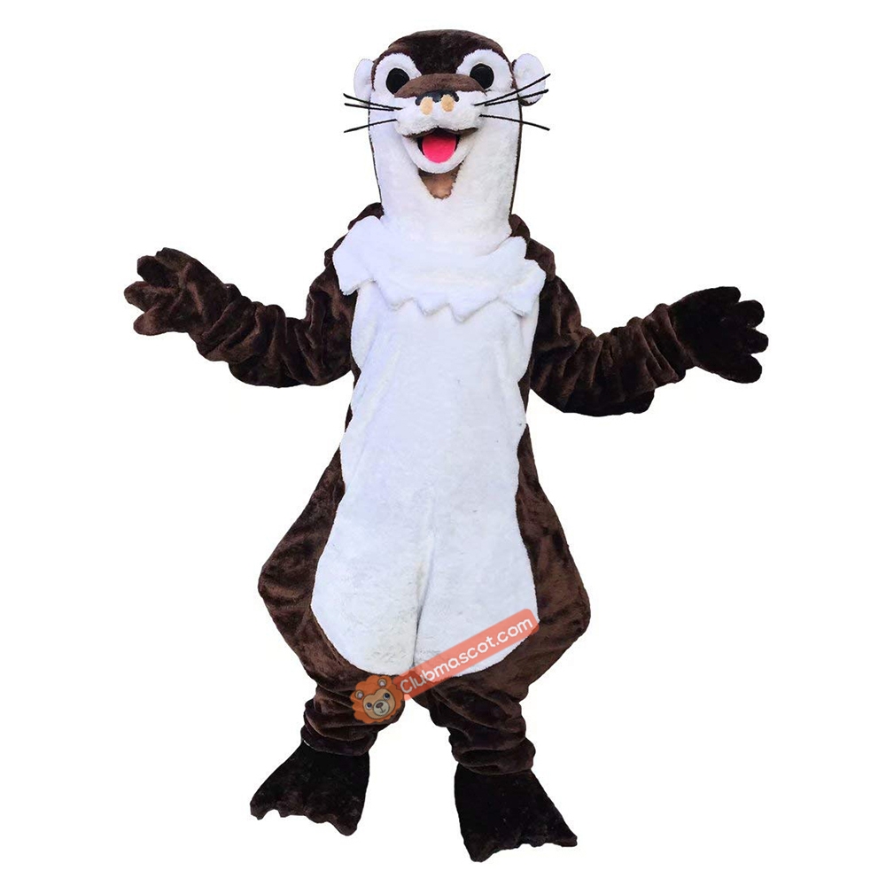 Otter Mascot Cartoon Mascot Costume, Otter Mascot Cartoon Costume