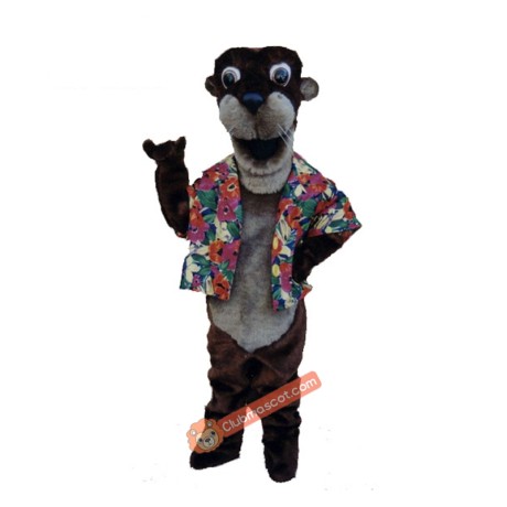 Otto Otter Mascot Costume, Otto Otter Costume