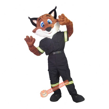 Paramedic Fox Mascot Costume, Paramedic Fox Costume