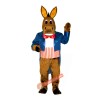 Patriotic Donkey Mascot Costume, Patriotic Donkey Costume