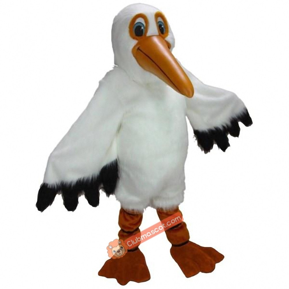 Paulie Pelican Mascot Costume, Paulie Pelican Costume