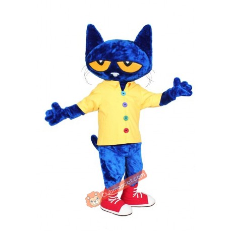 Pete the Cat Mascot Costume, Pete the Cat Costume