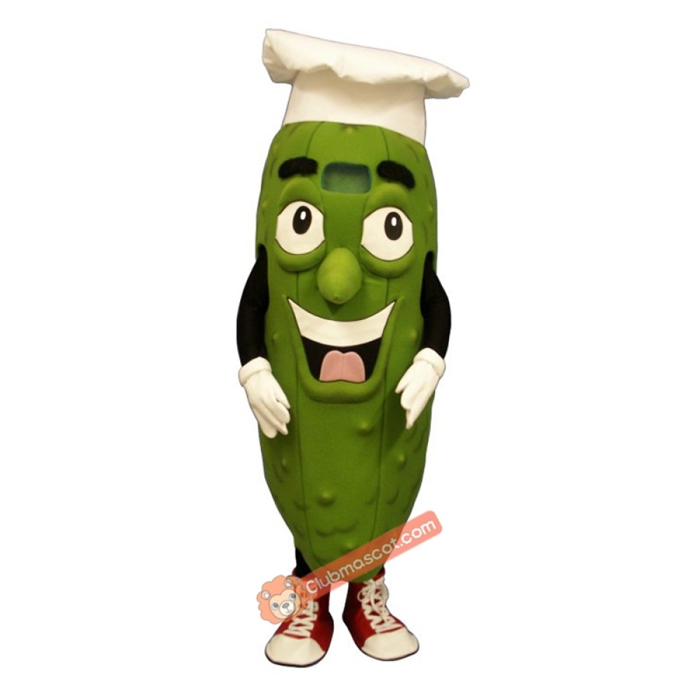 Pickled Chef (Bodysuit not included) Mascot Costume, Pickled Chef (Bodysuit not included) Costume