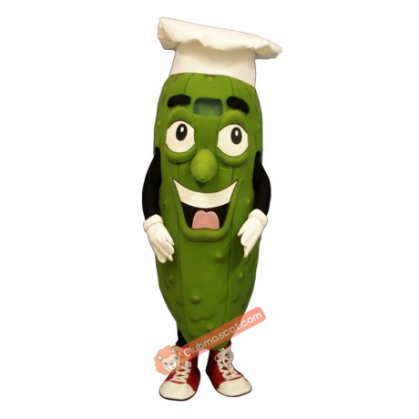 Pickled Chef (Bodysuit not included) Mascot Costume, Pickled Chef (Bodysuit not included) Costume