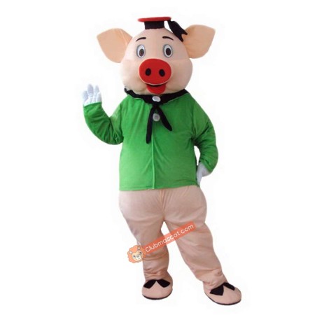 Pig Cartoon Mascot Costume, Pig Cartoon Costume