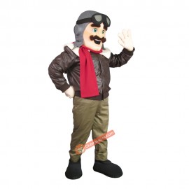 Pilot Mascot Costume, Pilot Costume