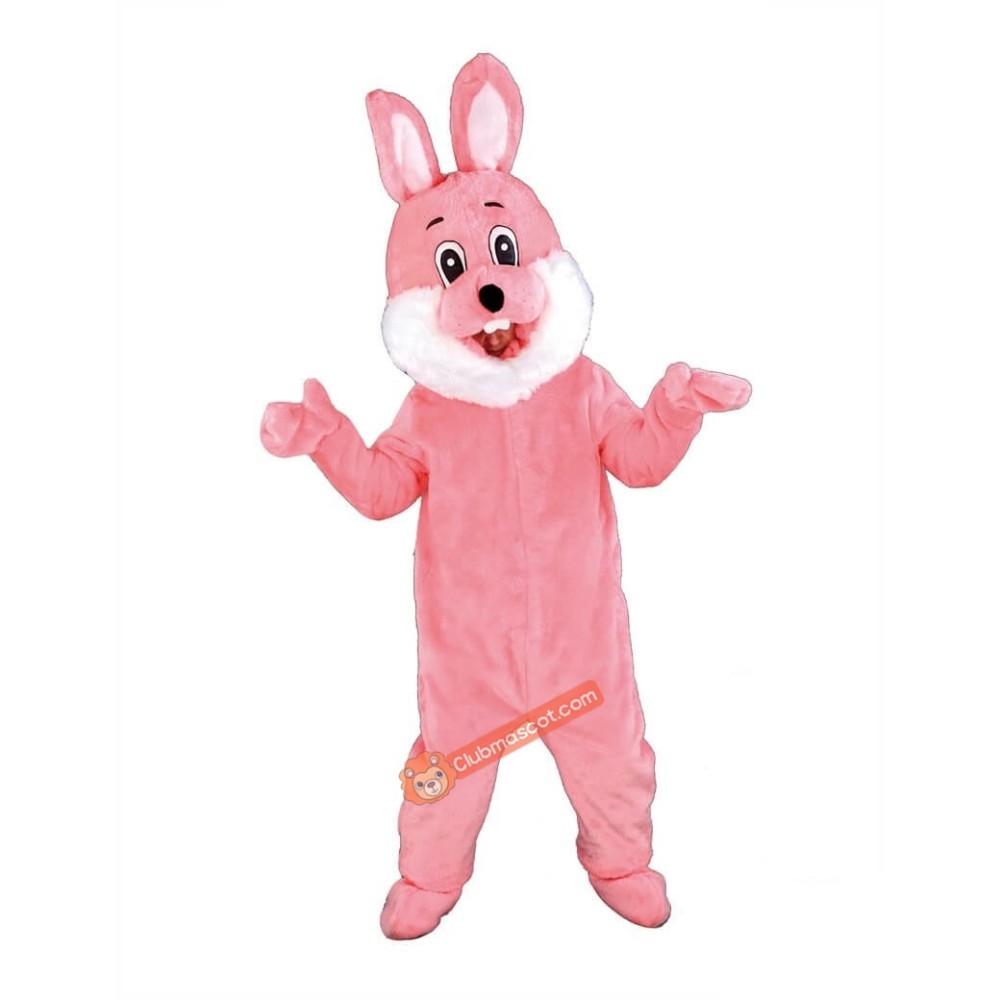 Pink Bunny Mascot Costume, Pink Bunny Costume