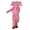 Pink Elephant Cartoon Mascot Costume, Pink Elephant Cartoon Costume