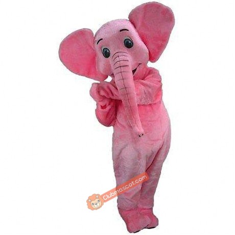 Pink Elephant Mascot Costume, Pink Elephant Costume