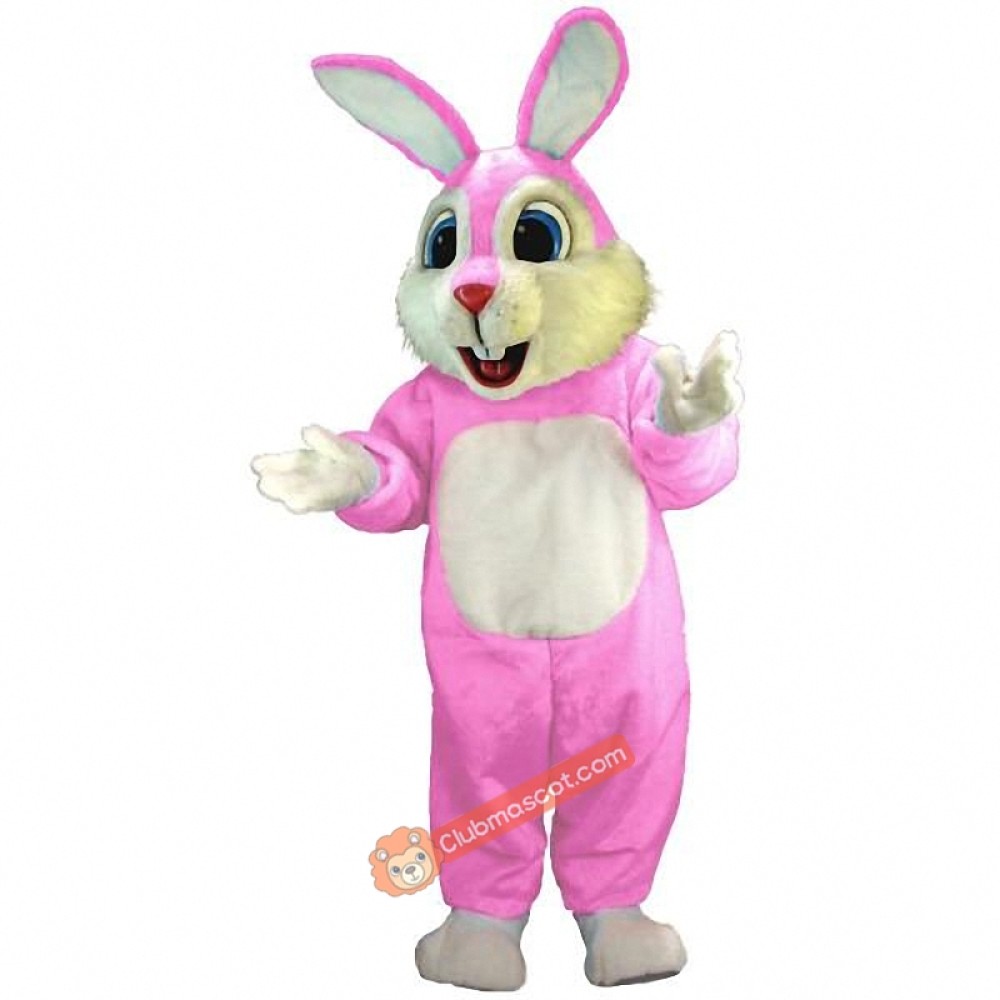 Pink Rabbit Lightweight Mascot Costume, Pink Rabbit Costume