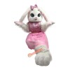 Pink white rabbit Costume Easter Bunny Mascot Costume, Pink white rabbit Costume Easter Bunny Costume