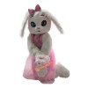 Pink white rabbit Costume Easter Bunny Mascot Costume, Pink white rabbit Costume Easter Bunny Costume