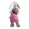 Pink white rabbit Costume Easter Bunny Mascot Costume, Pink white rabbit Costume Easter Bunny Costume