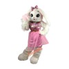 Pink white rabbit Costume Easter Bunny Mascot Costume, Pink white rabbit Costume Easter Bunny Costume