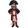 Pirate Captain Redbeard Mascot Costume, Pirate Captain Redbeard Costume