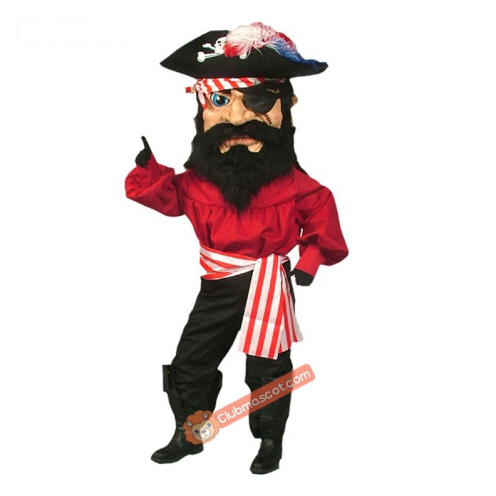 Pirate Mascot Costume, Pirate Costume