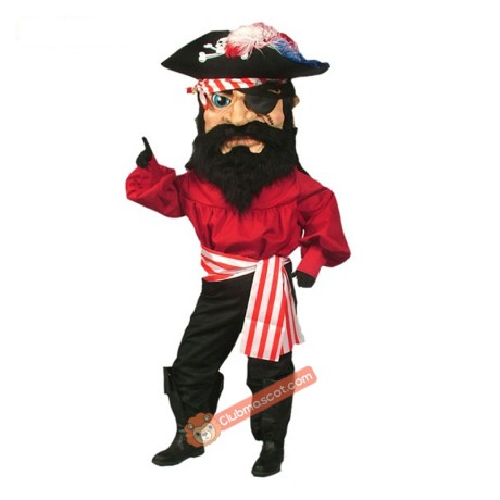 Pirate Mascot Costume, Pirate Costume