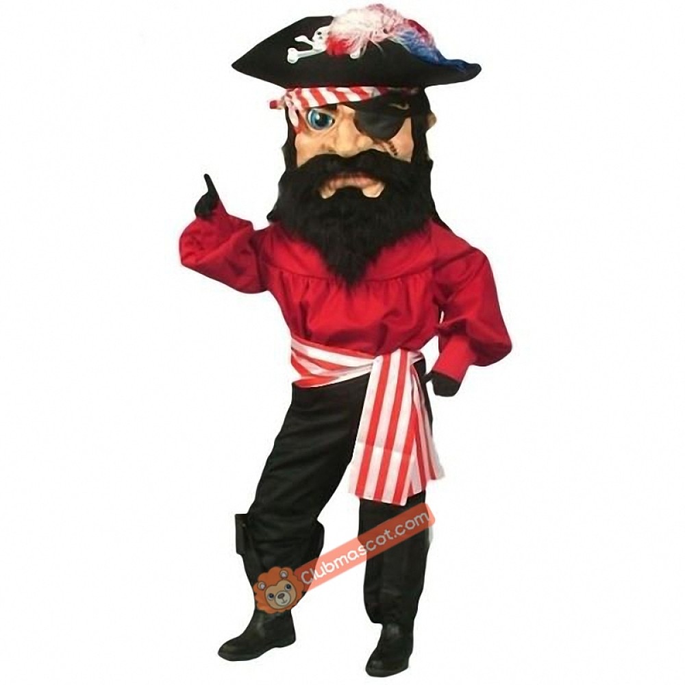 Pirate Mascot Costume, Pirate Costume