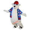 Polar Bear Cartoon Mascot Costume, Polar Bear Cartoon Costume