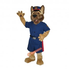 Police Dog Sarge Mascot Costume, Police Dog Sarge Costume