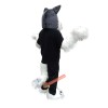 Police Gray Wolf Cartoon Mascot Costume, Police Gray Wolf Cartoon Costume