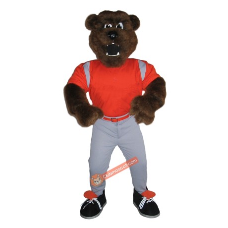 Power Bear Mascot Costume, Power Bear Costume