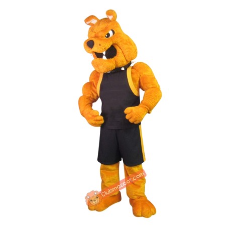 Power Butch Dog Mascot Costume, Power Butch Dog Costume