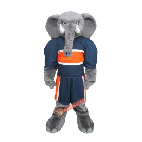 Power Ferocious Elephant Mascot Costume, Power Ferocious Elephant Costume