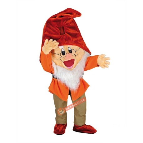 Prof 7 Dwarfs Mascot Costume, Prof 7 Dwarfs Costume