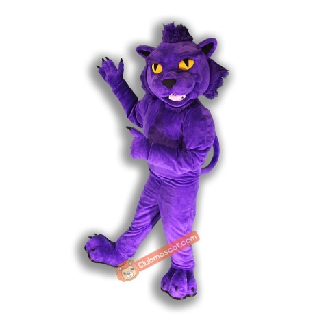 Purple Panther Mascot Costume, Purple Panther Costume