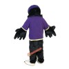 Purple Vest Sport Eagle Cartoon Mascot Costume, Purple Vest Sport Eagle Cartoon Costume