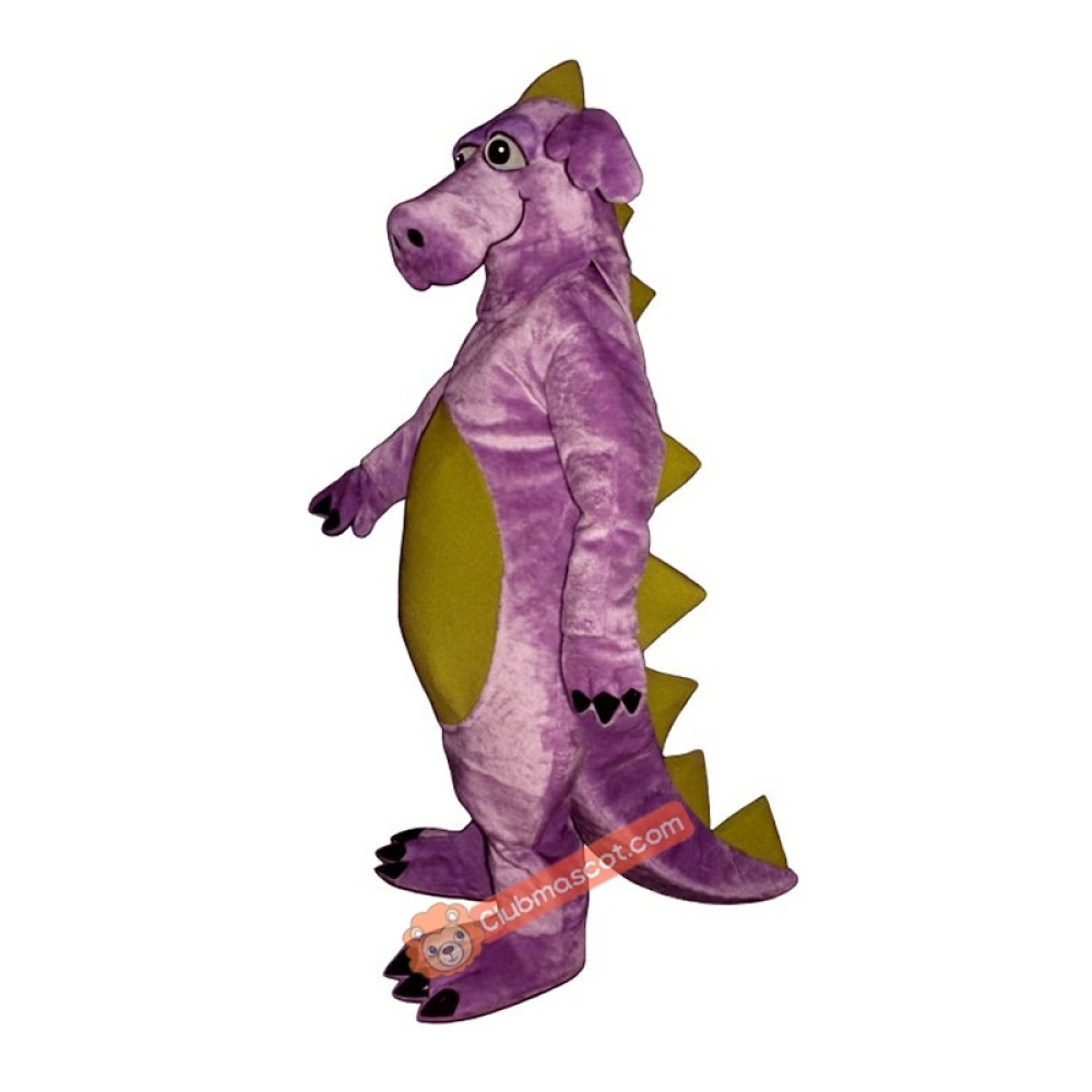 Purple Whimsical Dragon Mascot Costume, Purple Whimsical Dragon Costume