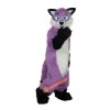 Purple Woolly Wolf Wolves Plush Wolf Cartoon Mascot Costume, Purple Woolly Wolf Wolves Plush Wolf Cartoon Costume