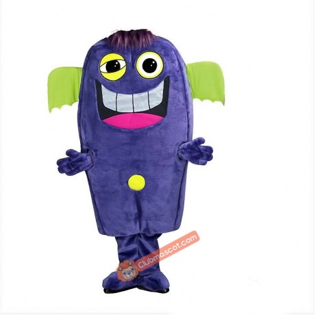 Purple martian Mascot Costume, Purple martian Costume