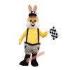 Racing Rabbit Mascot Costume, Racing Rabbit Costume