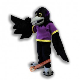 Raven Mascot Costume, Raven Costume