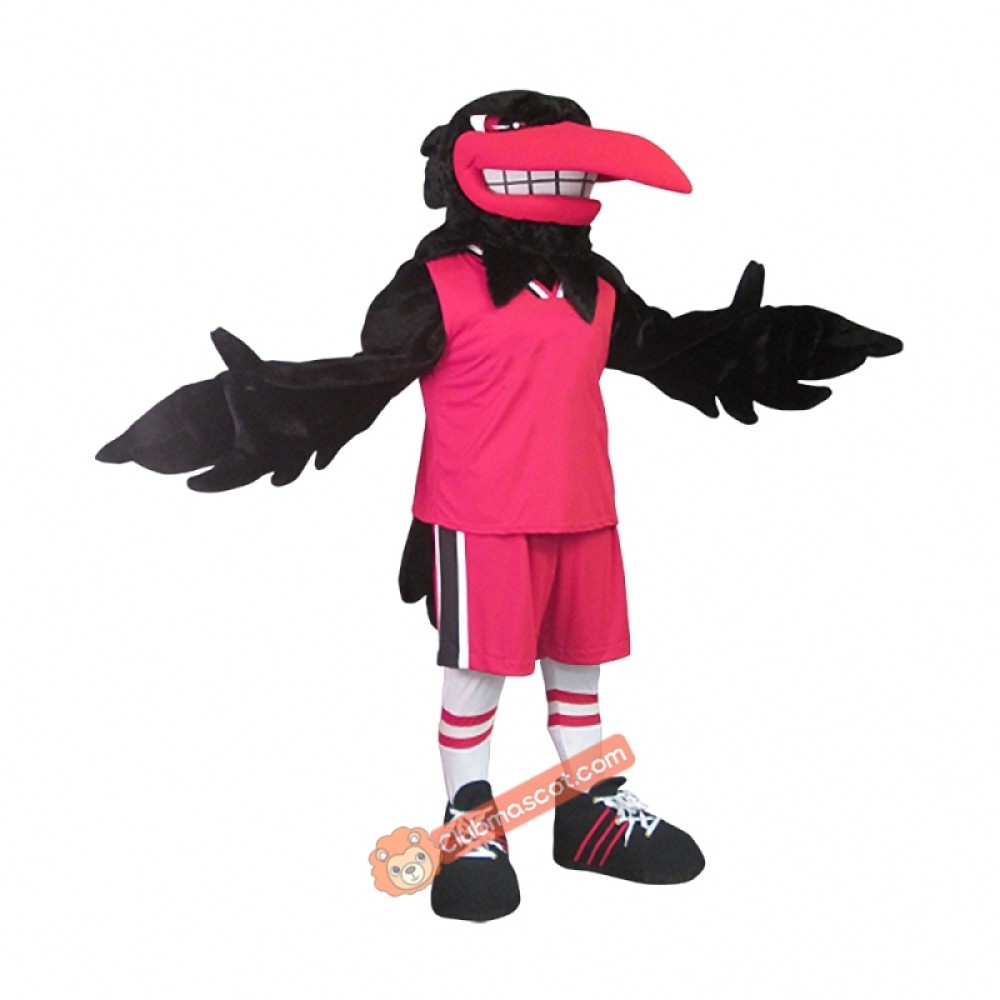 Raven Mascot Costume, Raven Costume