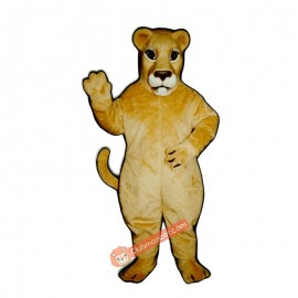 Realistic Lioness Mascot Costume, Realistic Lioness Costume