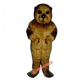 Realistic Otter Mascot Costume, Realistic Otter Costume