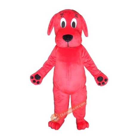 Red Dog Mascot Costume, Red Dog Costume