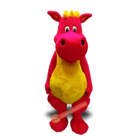 Red Dragon Mascot Costume, Red Dragon Costume