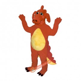 Red Dragon Mascot Costume, Red Dragon Costume